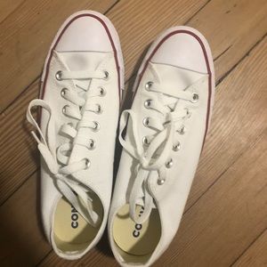 White Converse Low Top